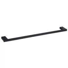 Bemeta Nero törölközőtartó 600x20x59 mm, matt fekete kivitelben