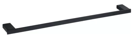 Bemeta Nero törölközőtartó 600x20x59 mm, matt fekete kivitelben
