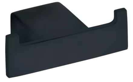 Bemeta Nero dupla fogas 80x28 mm, fekete kivitelben