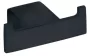 Bemeta Nero dupla fogas 80x28 mm, fekete kivitelben