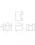 Bemeta Nero dupla fogas 37x26 mm, fekete 135006230