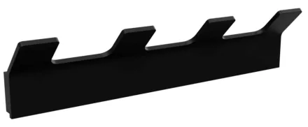 Bemeta Nero 4 ágú fogas, fekete kivitelben