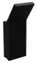Bemeta Nero fali fogas 25x67x37 mm, matt fekete kivitelben