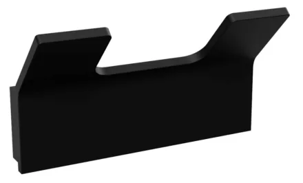 Bemeta Nero dupla fogas 83x46 mm, fekete kivitelben