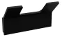 Bemeta Nero dupla fogas 83x46 mm, fekete kivitelben