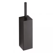   Bemeta Nero álló/falra szerelhető WC kefetartó, matt fekete 135913090