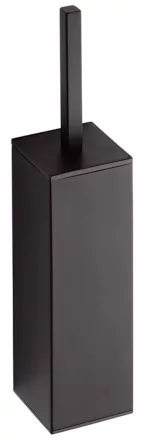 Bemeta Nero álló/falra szerelhető WC kefetartó, matt fekete kivitelben