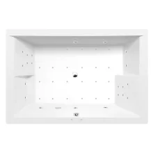   Polysan Dupla akril kád Attraction Hydro-Air rendszerrel 180x120x54 cm, fehér 13611.4010