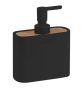 Sapho NINFEA álló szappanadagoló, fekete/bambusz 138014