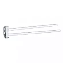   Bemeta Solo dupla mozgatható törölközőtartó 25x83x422 mm, króm 139104102