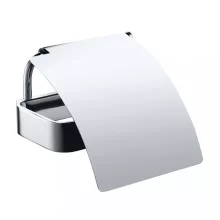   Bemeta Solo fali WC papírtartó fedéllel 128x64x130 mm, króm 139112012