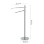 Sapho Gedy Circe álló inox törölközőtartó állvány, króm 143113