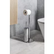 Sapho Gedy X-Round WC kefe és papírtartó, króm 143213