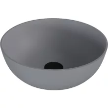   Sapho Polysan öntött márvány mosdótál 39 cm, matt szürke 14337.31