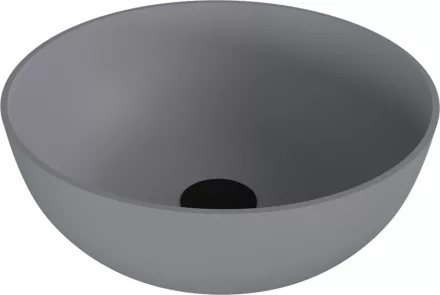 Sapho Polysan öntött márvány mosdótál 39 cm, matt szürke 14337.31