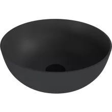   Sapho Polysan öntött márvány mosdótál 39 cm, matt antracit 14337.51