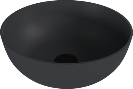 Sapho Polysan öntött márvány mosdótál 39 cm, matt antracit 14337.51