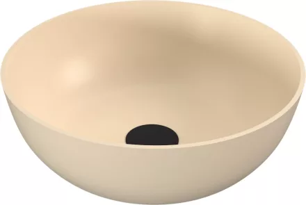Sapho Polysan öntött márvány mosdótál 39 cm, matt bézs 14337.81