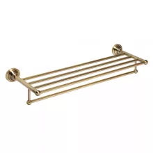   Bemeta Retro törölközőtartó polc 665x120x225 mm, bronz 144102097