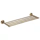 Bemeta Retro fali törölközőtartó polc 665x65x225 mm, bronz kivitelben