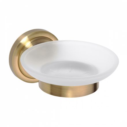 Bemeta Retro fali üveg szappantartó 110x65x138 mm, bronz 144108027
