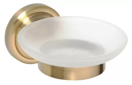 Bemeta Retro fali üveg szappantartó 110x65x138 mm, bronz kivitelben