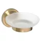 Bemeta Retro fali üveg szappantartó 110x65x138 mm, bronz kivitelben