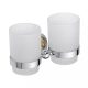 Bemeta Retro dupla fali pohártartó 175x95x90 mm, króm/arany 144210028