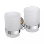 Bemeta Retro dupla fali pohártartó 175x95x90 mm, króm/arany 144210028
