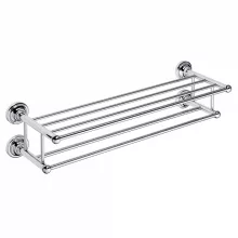 Bemeta Retro dupla törölközőtartó polc 665x165x225 mm, króm kivitelben