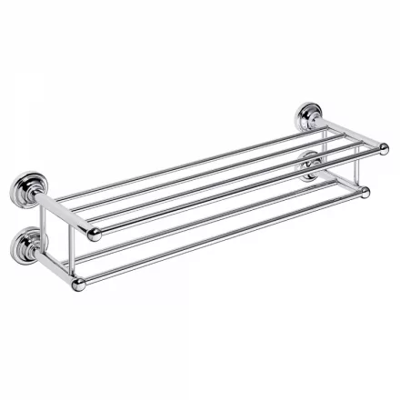 Bemeta Retro dupla törölközőtartó polc 665x165x225 mm, króm kivitelben