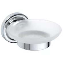 Bemeta Retro fali üveg szappantartó 110x65x138 mm, króm kivitelben
