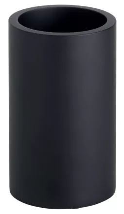 Bemeta Gamma fogkefetartó 72x120x72 mm, matt fekete kivitelben