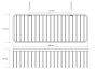 Bemeta Cytro fali szappantartó 305x90x145 mm, króm 146208262