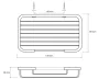 Bemeta Cytro fali szappantartó 130x90x30 mm, króm kivitelben
