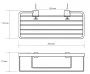 Bemeta Cytro fali szappantartó 250x72x110 mm, króm kvitelben