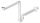 Sapho Bruckner helytakarékos PVC mosdószifon, fehér 151.127.0