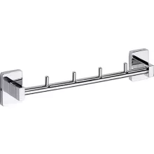   Bemeta Niki fali fogas 4 akasztóval 300x53x45 mm, króm 153105112