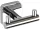 Bemeta Tasi dupla fali fogas 80x50x60 mm, króm 154106032