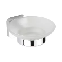   Bemeta Tasi üvegszappantartó fali konzollal 110x52x129 mm, króm 154108022