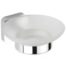   Bemeta Tasi üvegszappantartó fali konzollal 110x52x129 mm, króm 154108022