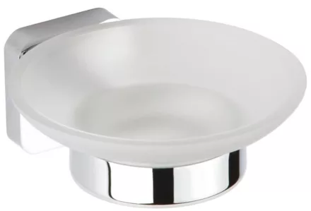 Bemeta Tasi üvegszappantartó fali konzollal 110x52x129 mm, króm 154108022