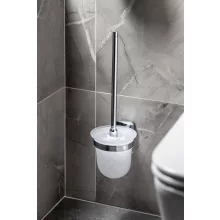   Bemeta Tasi WC kefetartó garnitúra fali konzollal 110x370x145 mm, króm 154113012