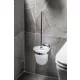 Bemeta Tasi WC kefetartó garnitúra fali konzollal 110x370x145 mm, króm 154113012