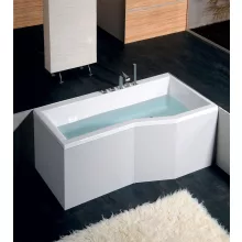  Polysan Versys akril kád 160x84/70x47 cm, jobbos kivitel, fehér 15611