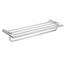   Bemeta Organic fali törölközőtartó polc 640x95x214 mm, króm 157105151