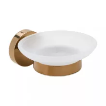   Bemeta Coral fali szappantartó 110x55x129 mm, fényes kávé arany 158108042