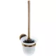 Bemeta Coral fali WC kefetartó 95x370x140 mm, fényes kávé arany 158113017