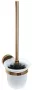 Bemeta Coral fali WC kefetartó 95x370x140 mm, fényes kávé arany 158113017