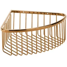   Bemeta Coral fali rácsos szappantartó 265x90x205 mm, fényes kávé arany 158208312